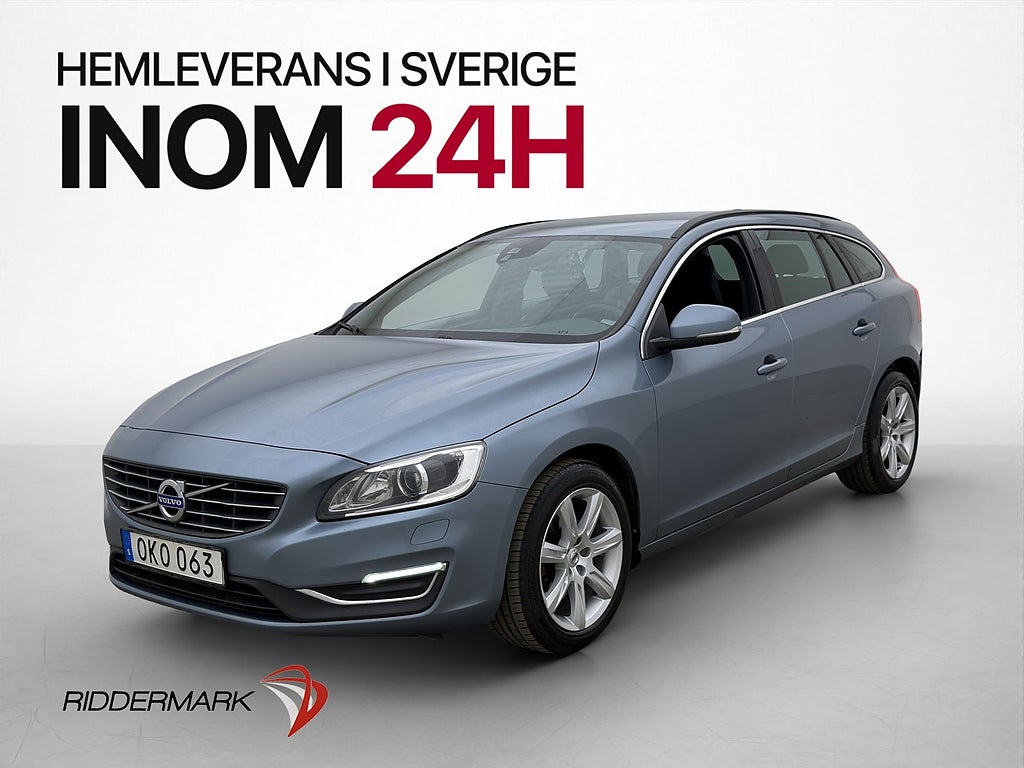 Volvo V60 D3 150hk Momentum Värmare VOC Farthållare Drag