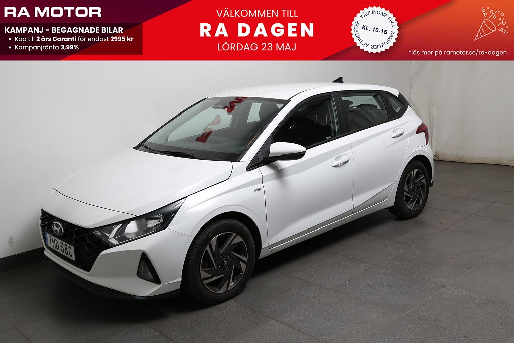 Hyundai i20 1,0 T-GDI 100hk Essential Aut Kamera Motorvärmare