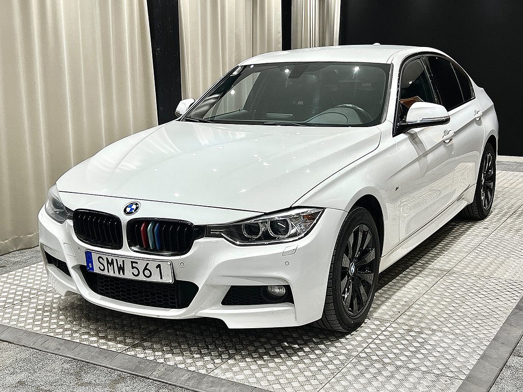 BMW 320 d xDrive 8-växlad Sedan M Sport Skinn Drag Fullservad