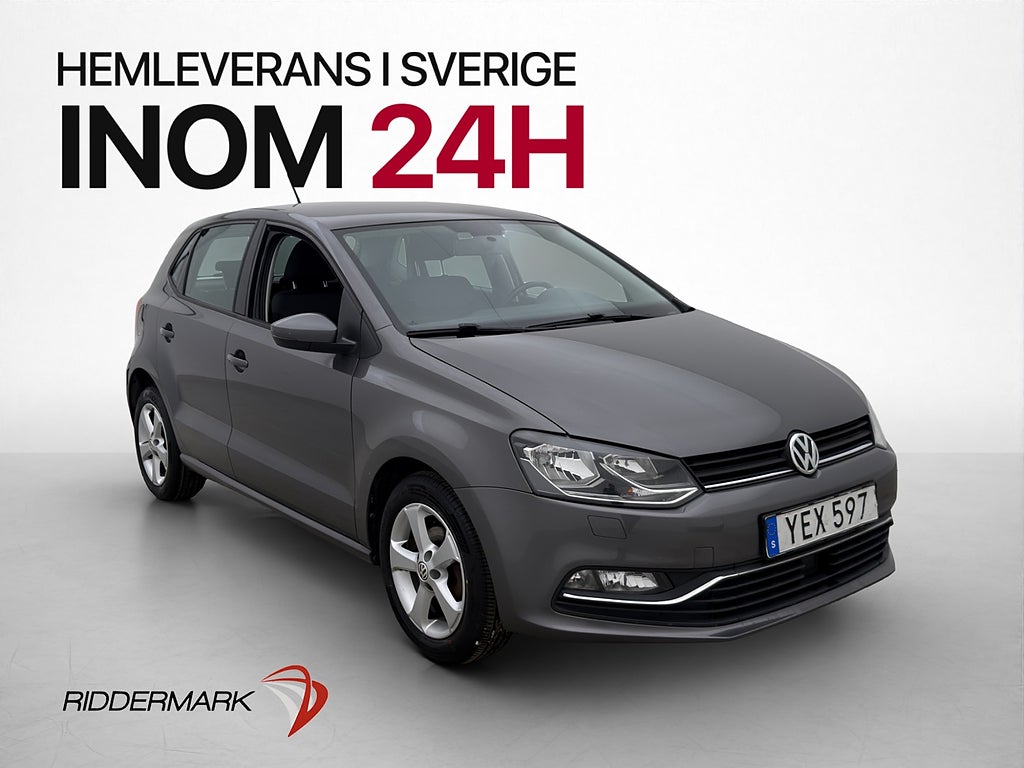 Volkswagen Polo 1.2 TSI 90hk P-sensorer Bluetooth