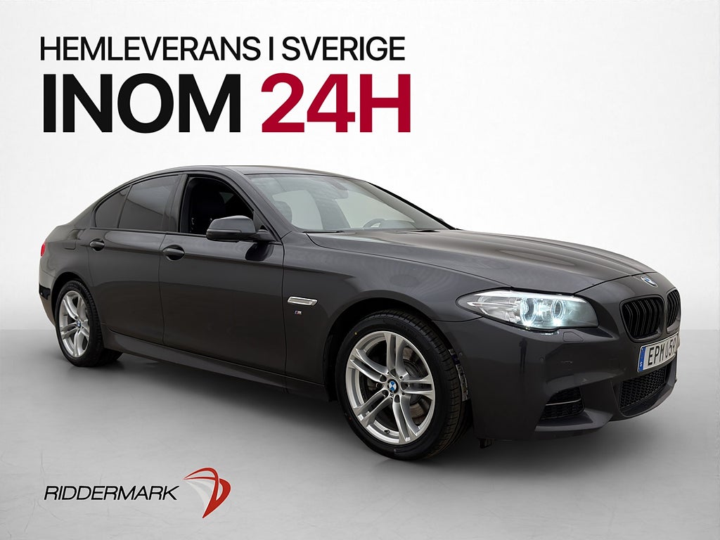 BMW 520d xDrive M Sport Shadowline D-Värm Surround View Hifi