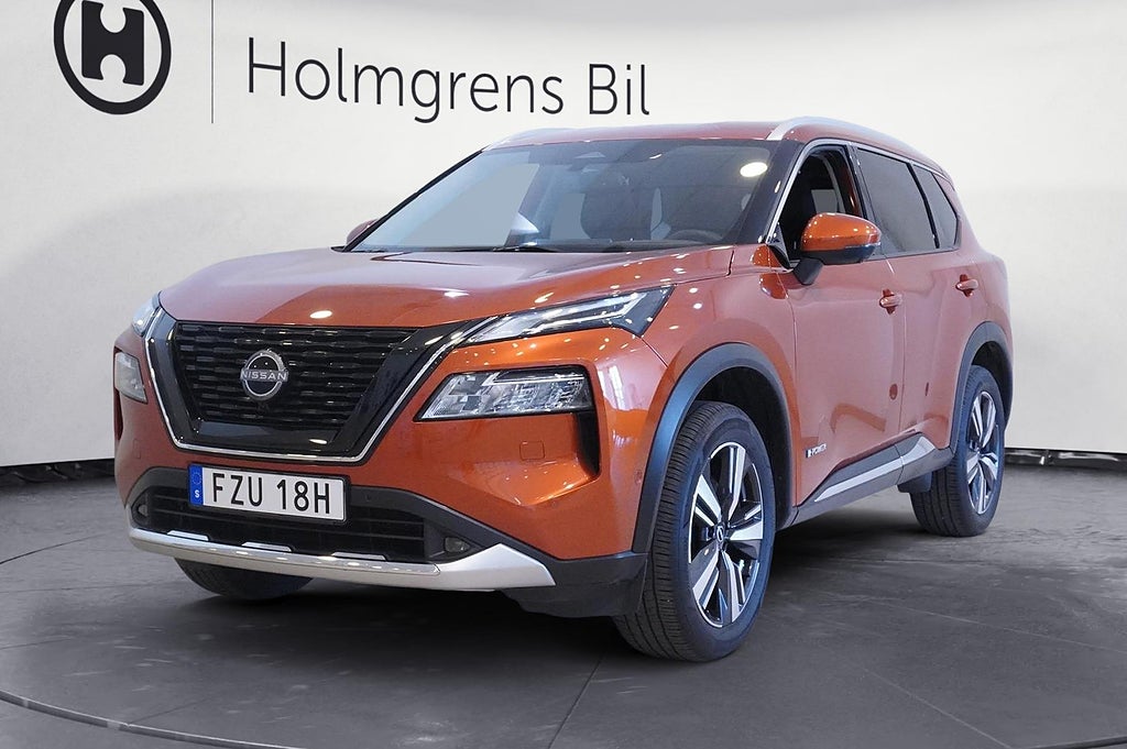 Nissan X-Trail E-4orce, 214hk Tekna, Navi, Keyless, 360 Kamera | Ränta 3,95%