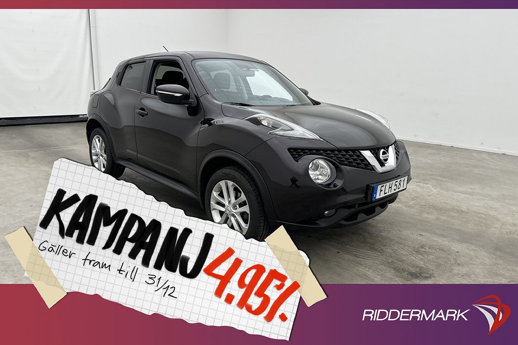 Nissan Juke 1.6 XTRONIC-CVT 117hk M&K-Värmare 4,95% Ränta