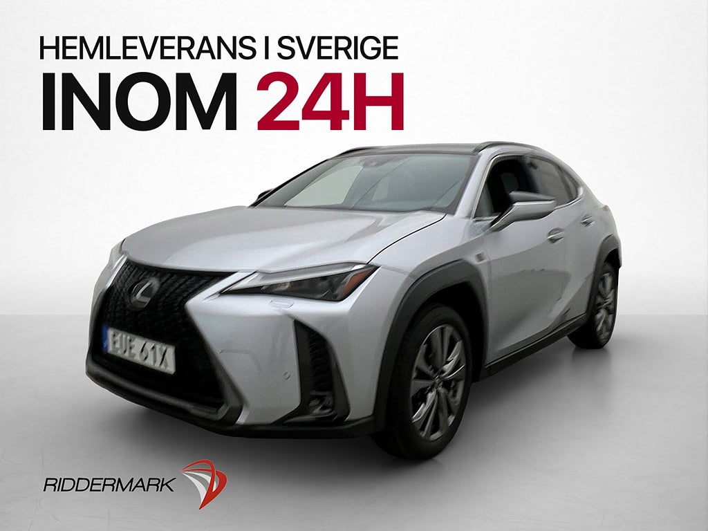 Lexus UX 250h 184hk F Sport Kamera Skinn Rattvärme Navi Drag