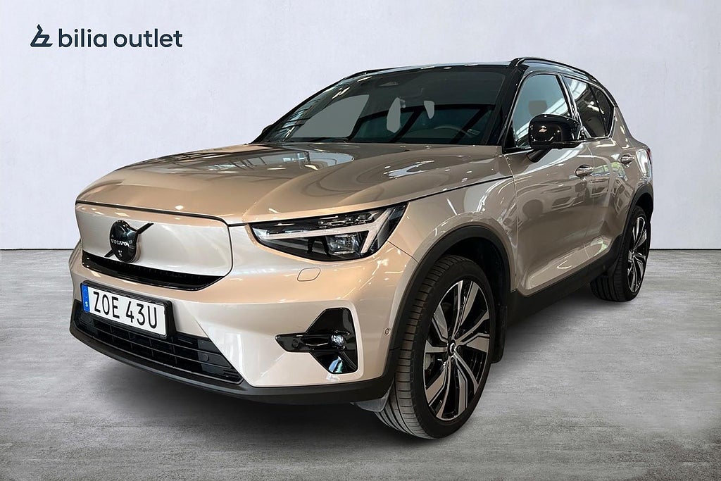 Volvo XC40 Recharge Extended Range Ultimate Dragkrok Panorama Nav