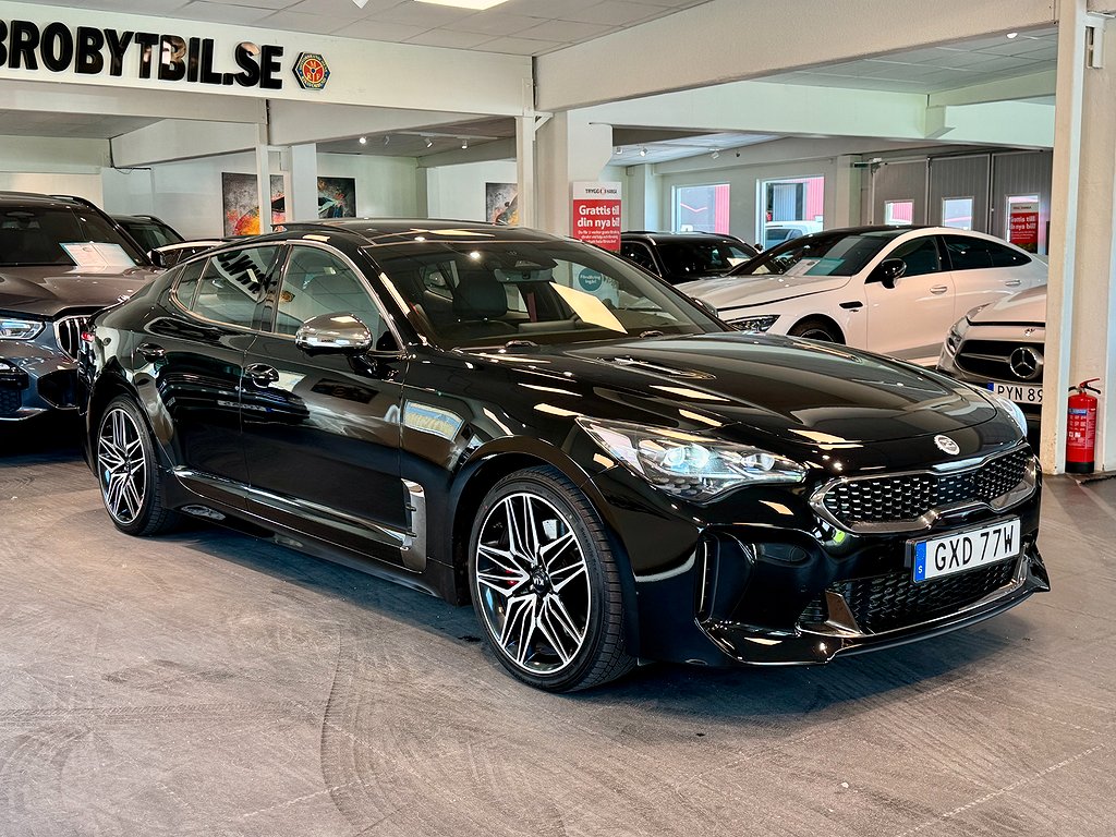 Kia Stinger GT 3.3 V6 T-GDI AWD Aut Gps H/K Panorama 366 Hk 