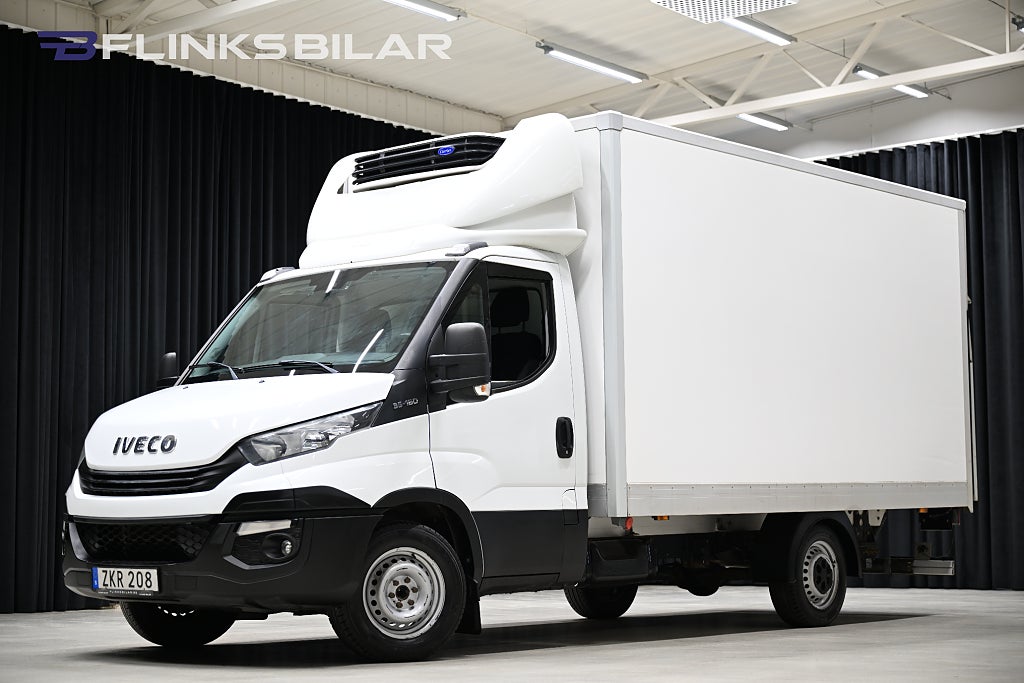 Iveco Daily 156HK Automat|Volymskåp|BG-Lyft|Sidodörr|Kylbil|Nattkyl