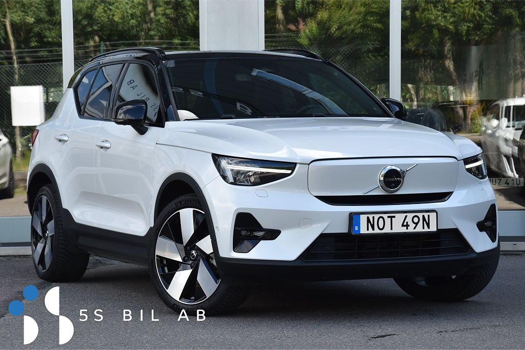 Volvo XC40 Recharge Twin Ultimate PANO DRAG VÄRM 360° H/K MEMO 408