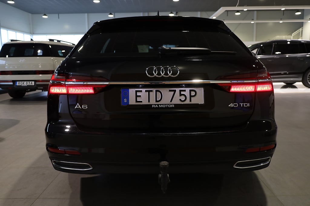 Audi A6 Avant 40 TDI 2.0 TDI AUT Drag Navi Värmare Leasbar 2019