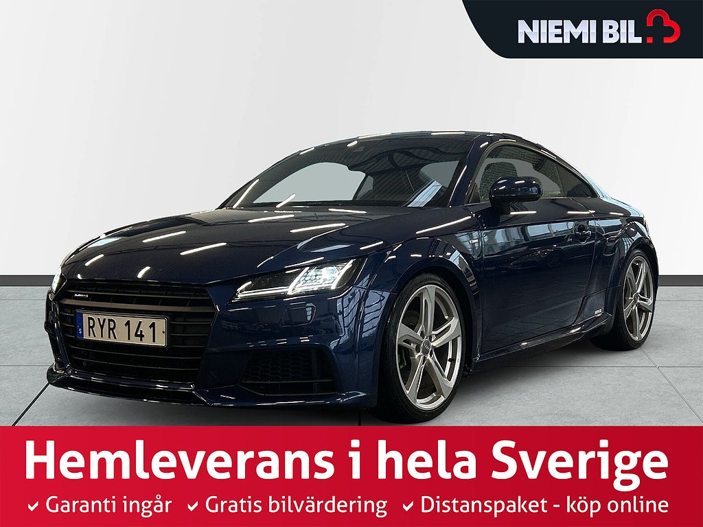 Audi Quattro TT Coupé 2.0 TFSI S Line S&V-hjul/BangOluf/Alcantara