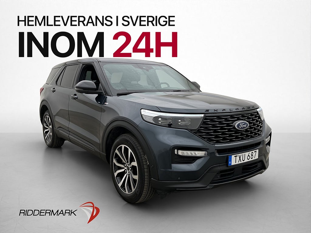 Ford Explorer 457hk AWD ST 7-Sits Pano B&O MOMS 360° Drag