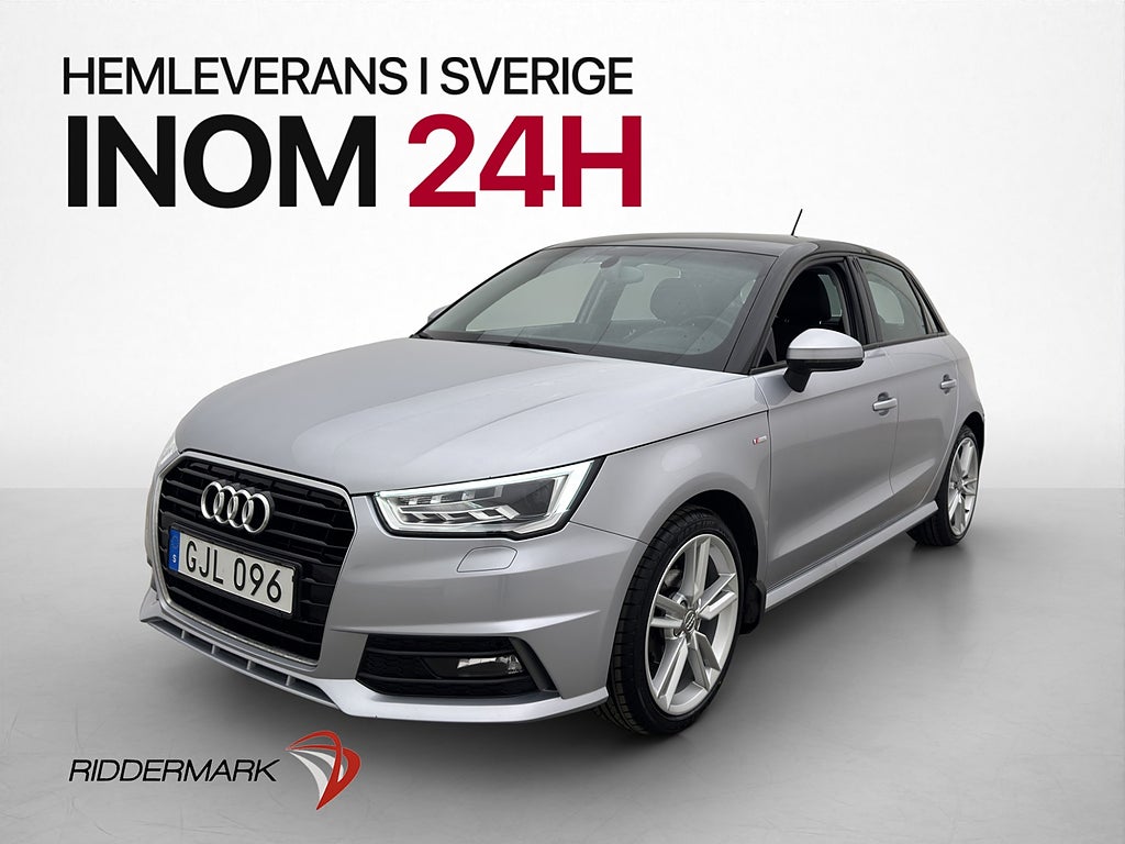 Audi A1 1.0 TFSI 95hk S-Line Teknikpaket Xenon