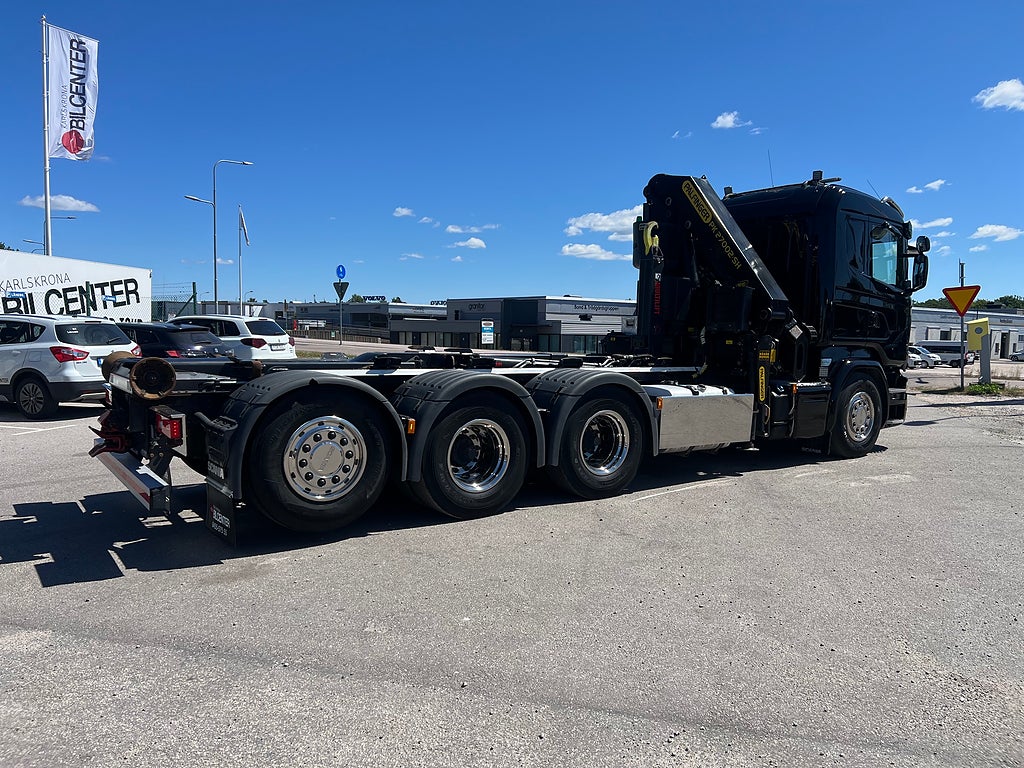 Scania R490 8x4*4 Tridem Kranväxlare, Palfinger 27002 Kran