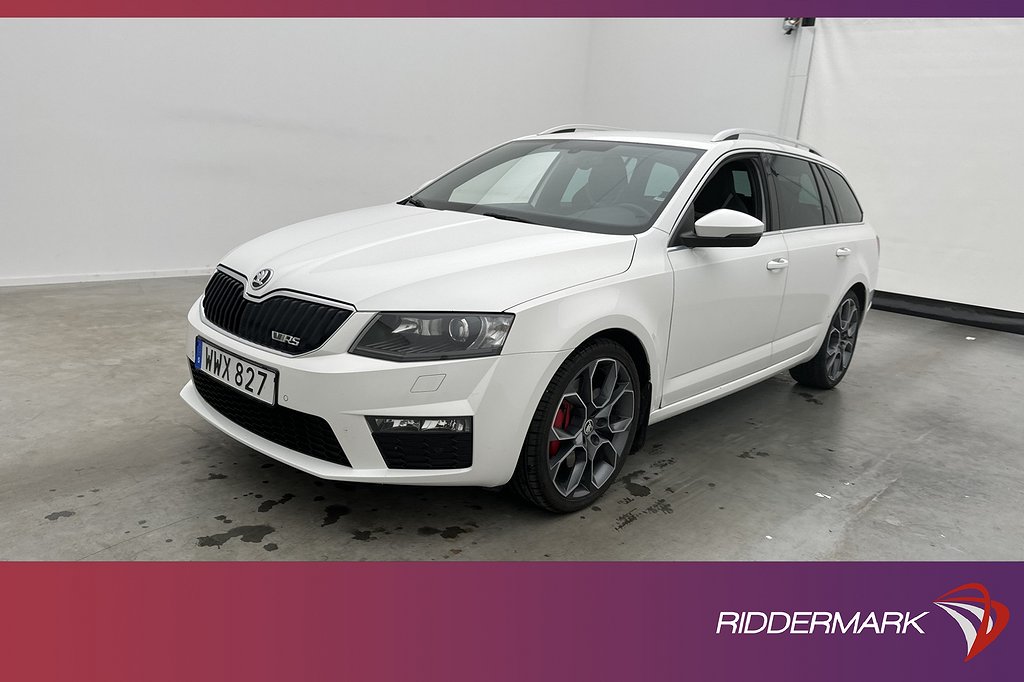 Skoda Octavia RS 2.0 TDI 184hk Canton M-Värm Sensorer Drag