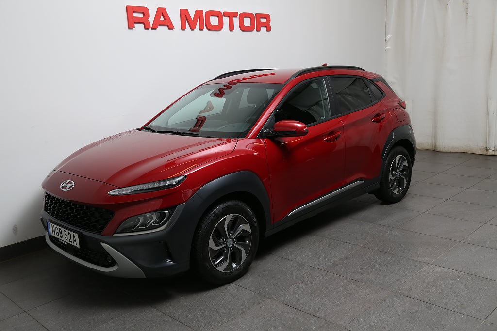 Hyundai Kona Hybrid 1,6 GDI 141hk Advanced Aut Navi Head Up Kamera 2021