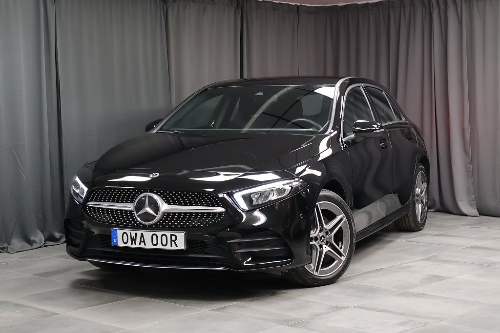 Mercedes-Benz A 250 e AMG Line Advanced Rattvärme Panelbelysing 