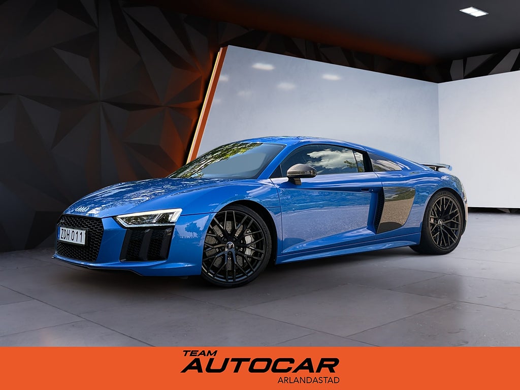 Audi R8 V10 Plus / B&O / Kolfiber/ Leveransklar / SV-såld 