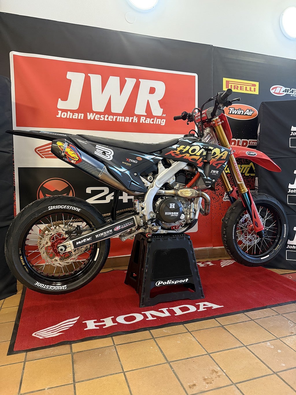 Honda CRF 450R supermoto JWR EDITION 