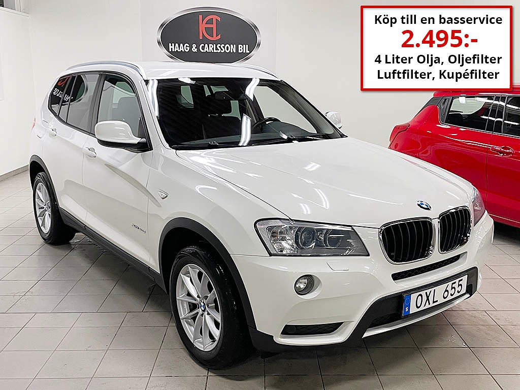BMW X3 xDrive20d Steptronic, 184hk, 2013