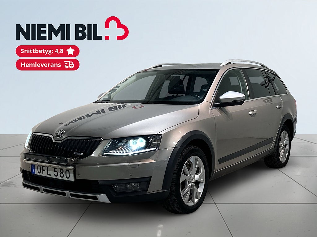 Skoda Octavia Scout 2.0 TDI 4x4 Premium Drag Dvärm Kamera GPS Canton SoV