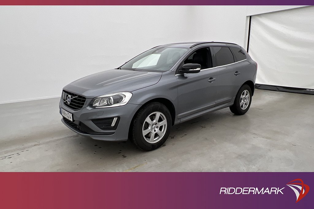 Volvo XC60 D3 R-Design VOC D-Värm Skinn Pano H/K Kamera BLIS