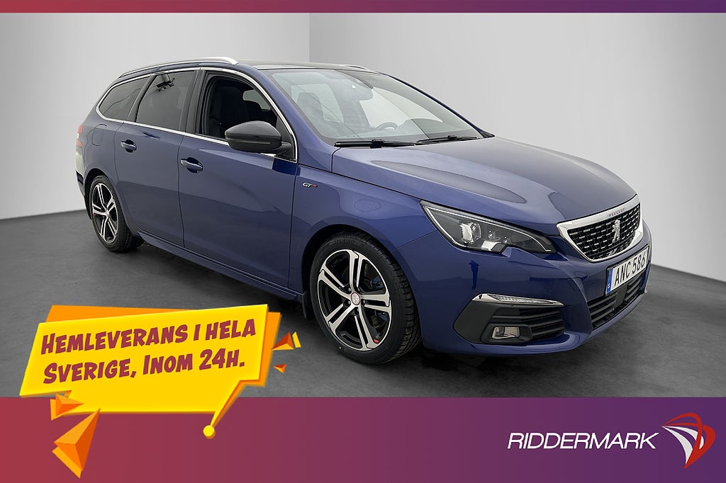 Peugeot 308 2.0 177hk GT Panorama Farthållare Dragkrok