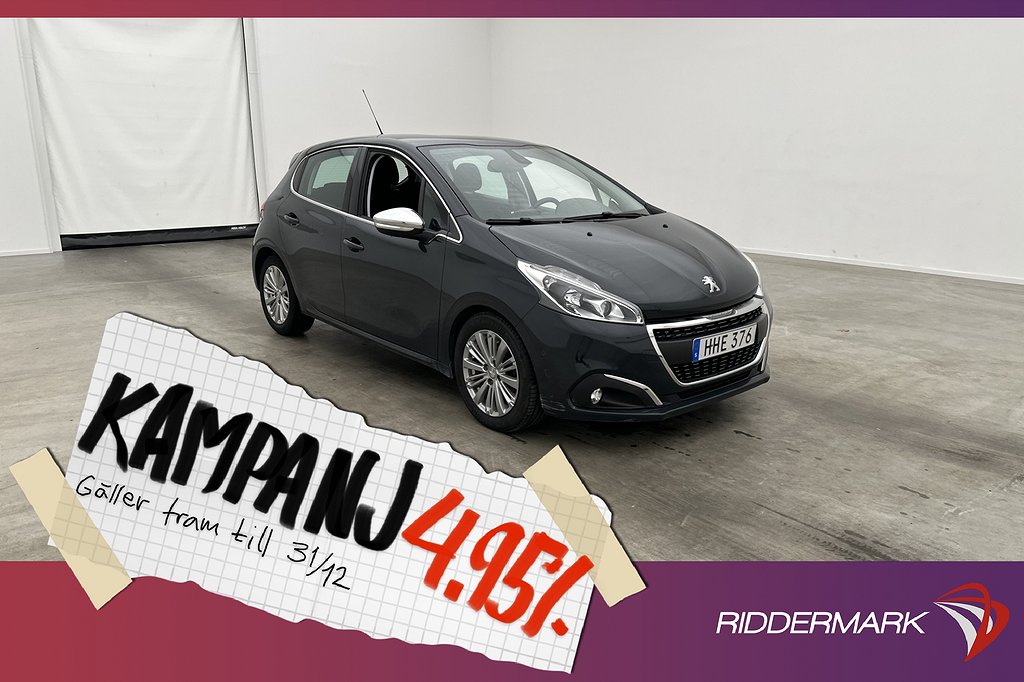 Peugeot 208 1.6 BlueHDi 99hk Sensorer Drag 4,95% Ränta