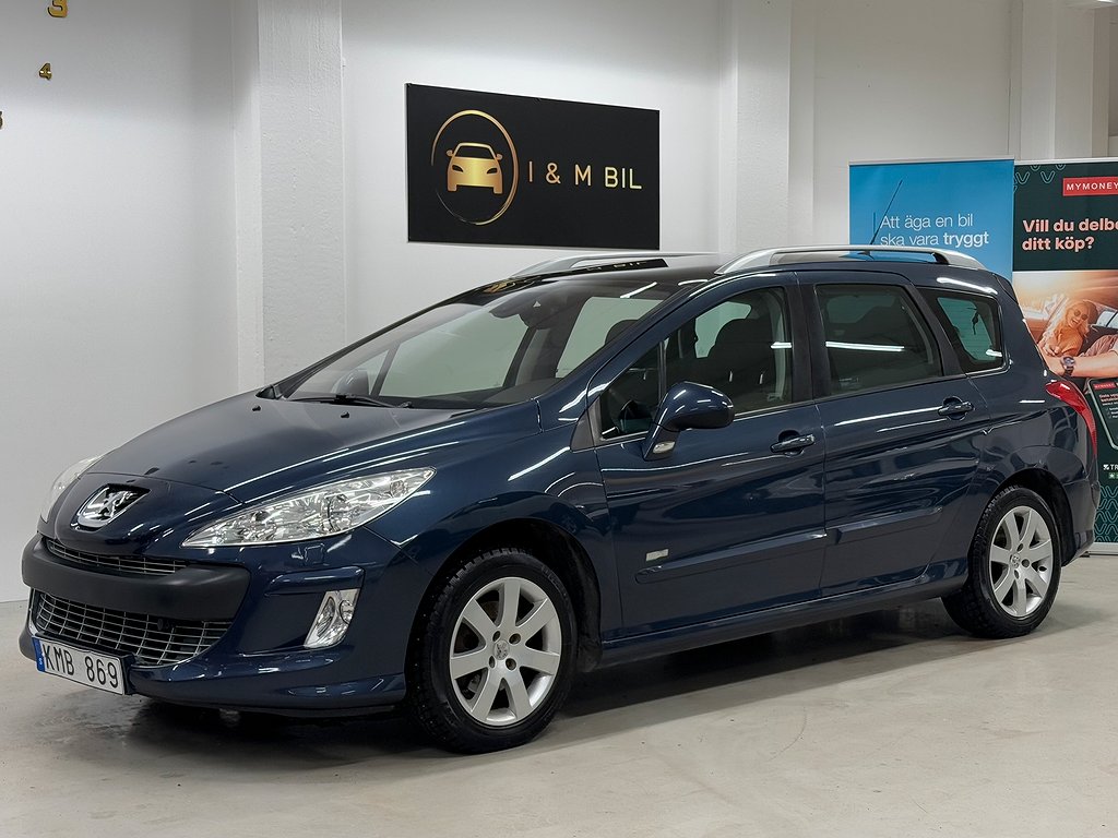 Peugeot 308 SW 2.0 140hk / Nybesiktad / Pano / (Ränta 2.95%)