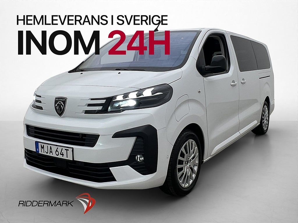 Peugeot e-Traveller Extra Lång 136hk Cockpit Värm 9-Sit MOMS