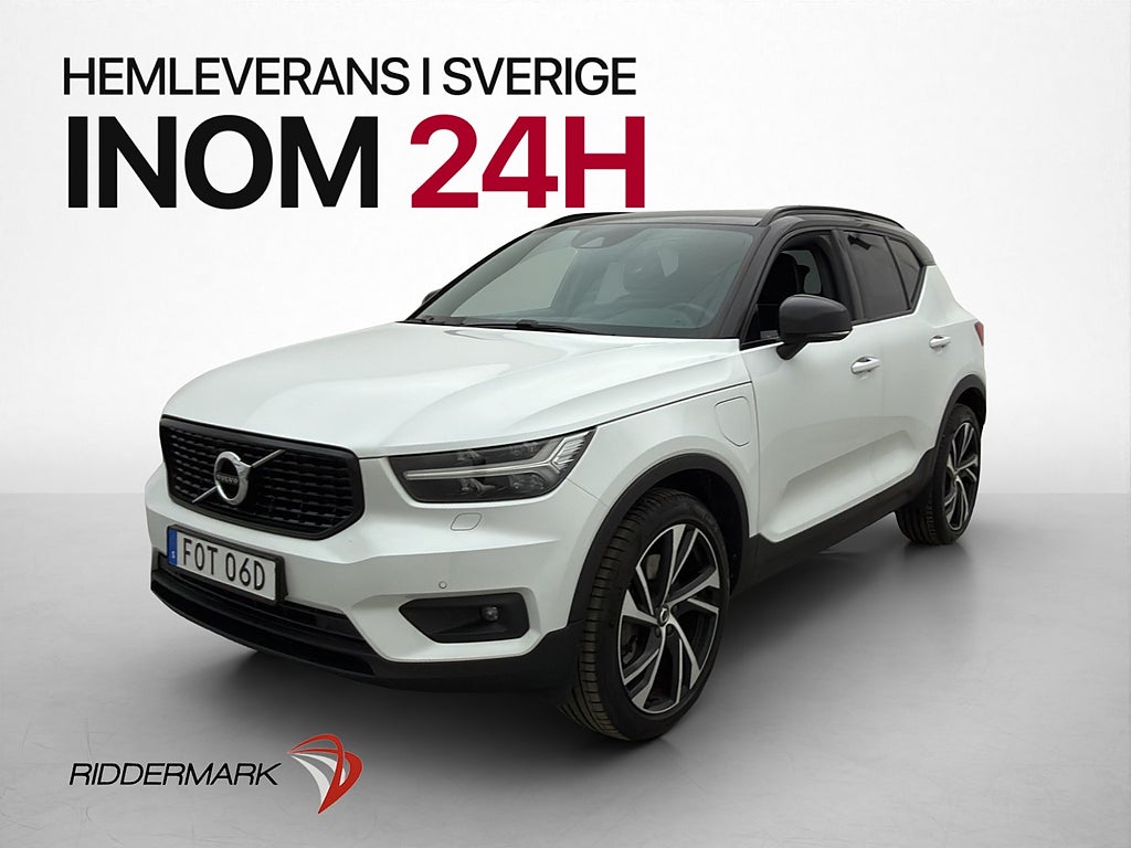 Volvo XC40 Recharge T4 211hk R-Design Värmare H/K Kamera
