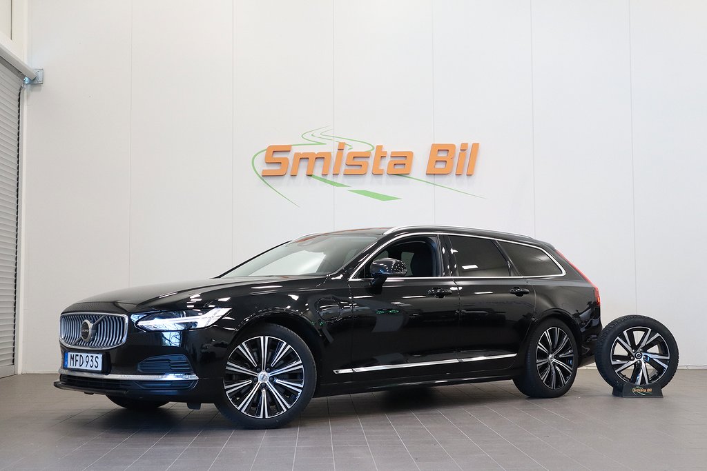 Volvo V90 Recharge T6 PRO AWD LÄDER DRAG KAMERA P-VÄRM MOMS 340hk