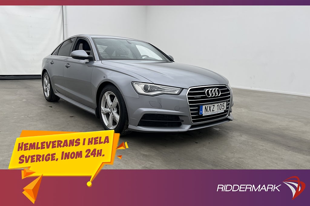 Audi A6 3.0 TDI V6 Quattro Sport Edt Skinn Sensorer Keyless