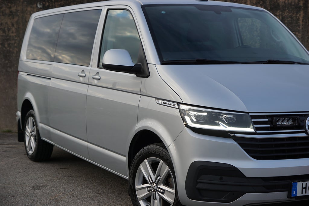 Volkswagen Caravelle 2.0 TDI 199hk DSG 9-Sits LED Navi Kamera CarPlay Drag