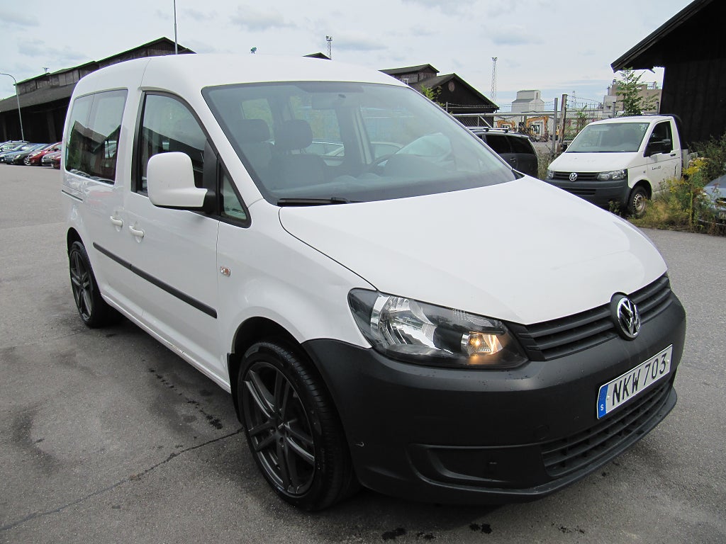 Volkswagen Caddy Family  5 sits 2.0 EcoFuel  AC/VHjul/12911Mil/Drag