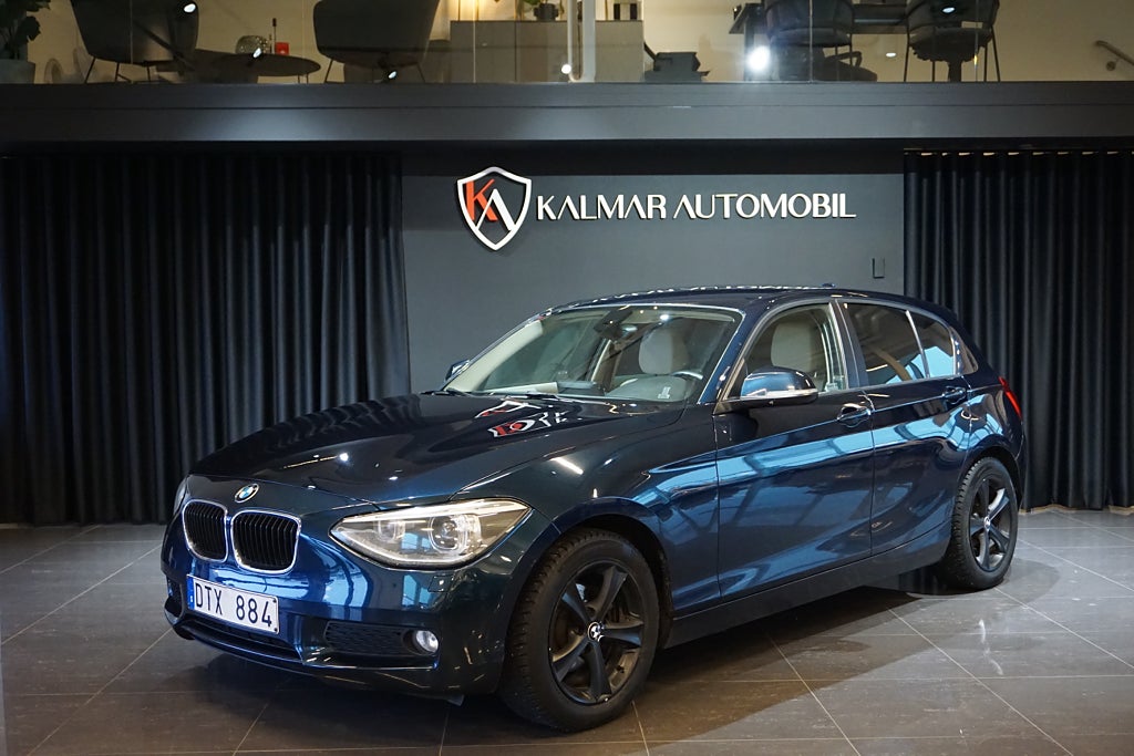 BMW 118 d 5-dörrars Steptronic 143hk Navi Keyless