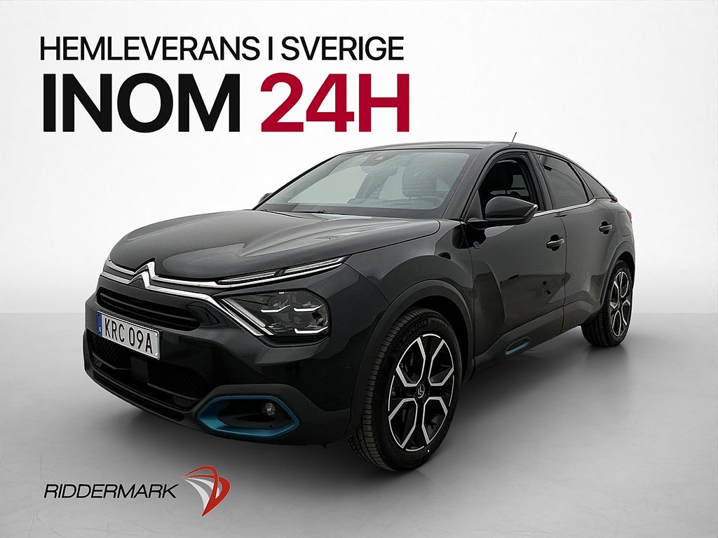Citroën e-C4 136hk Shine HUD Kamera Rattvärm CarPlay