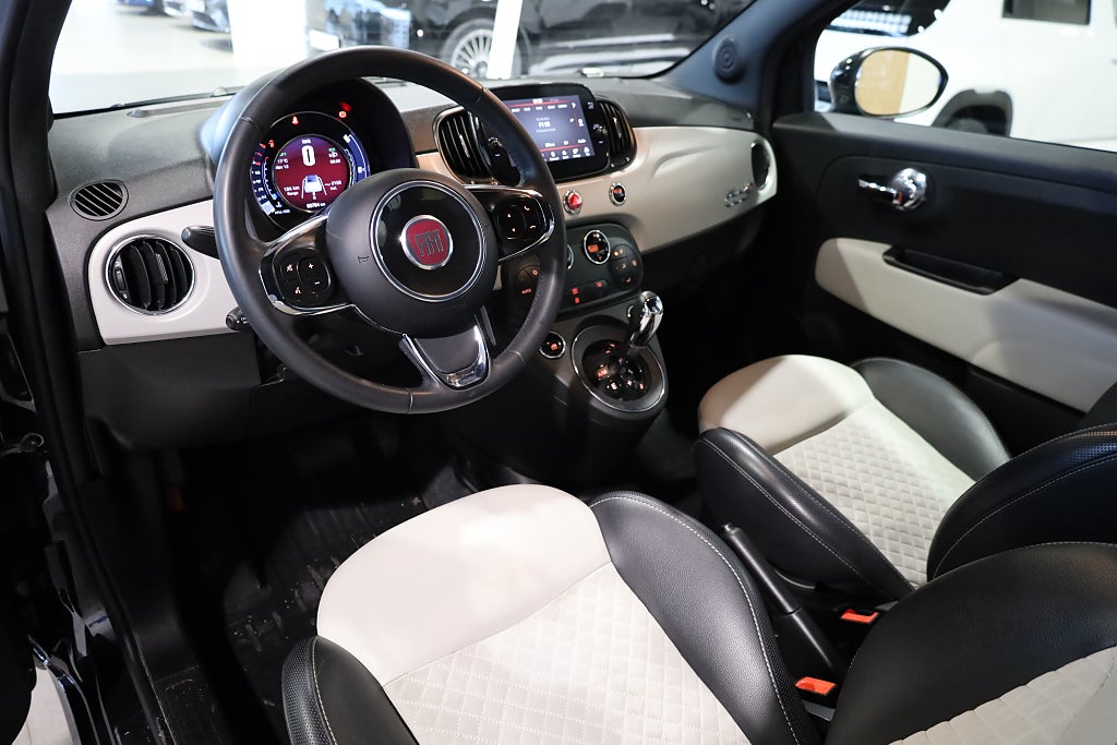 Fiat 500C 1.2 CAB AUT Lounge PDC Blåtand K-rems bytt 2021