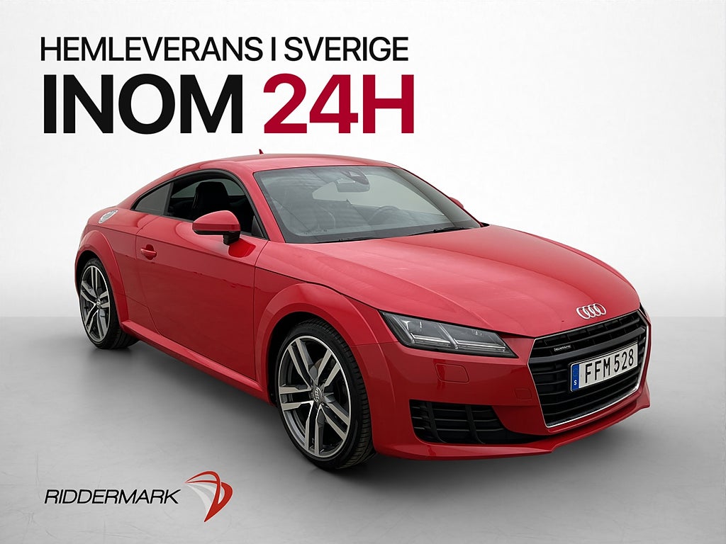 Audi TT 2.0 TFSI 230hk Q B&O Navi Skinn Farthållare