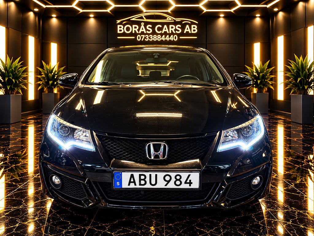 HONDA CIVIC 1.6 i-DTEC 120ch EURO 6 - CLIMATISATION - RÉGULATEUR DE VITESSE - JANTES ALLIAGE - BLUETOOTH