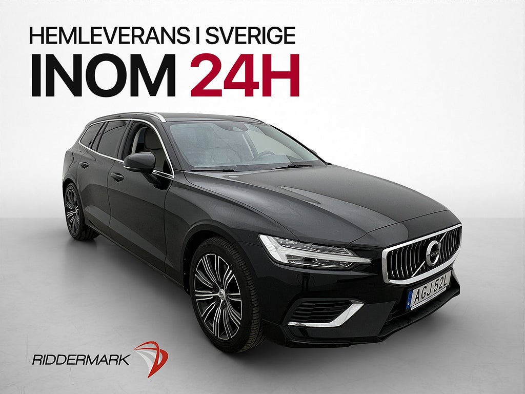 Volvo V60 Recharge T6 AWD Inscription Exp H/K Värm Skinn
