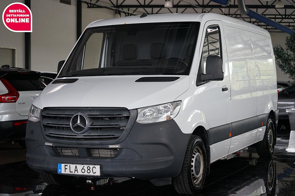 Mercedes-Benz Sprinter 211CDI Skåpbil Backgavel Kamera M-Värm