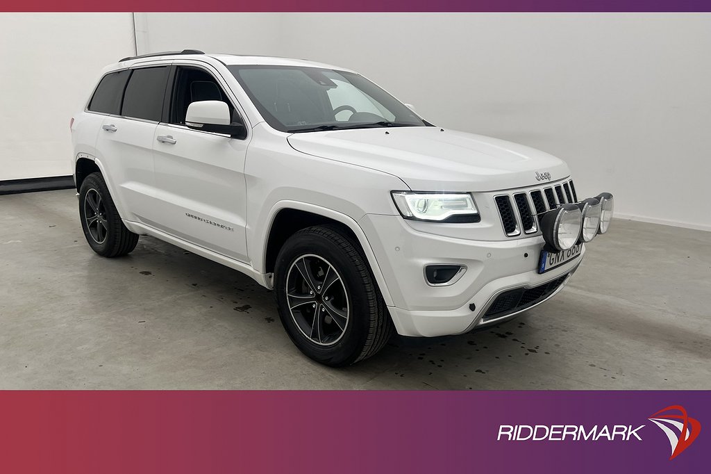 Jeep Grand Cherokee V6 4WD 250hk Overland Luft Pano Dragkrok