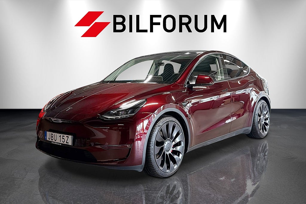 Tesla Model Y Performance Performance / 1 ÄGARE / LEASBAR / CHERRY