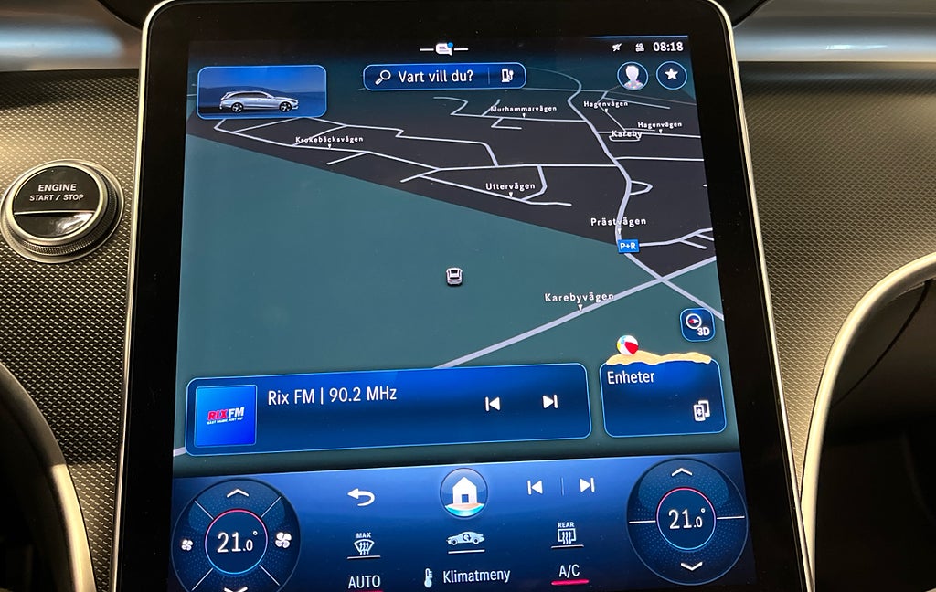 Mercedes-Benz C 300 e Premium pkt Drag Elstolar Värmare Kombi - bild 7