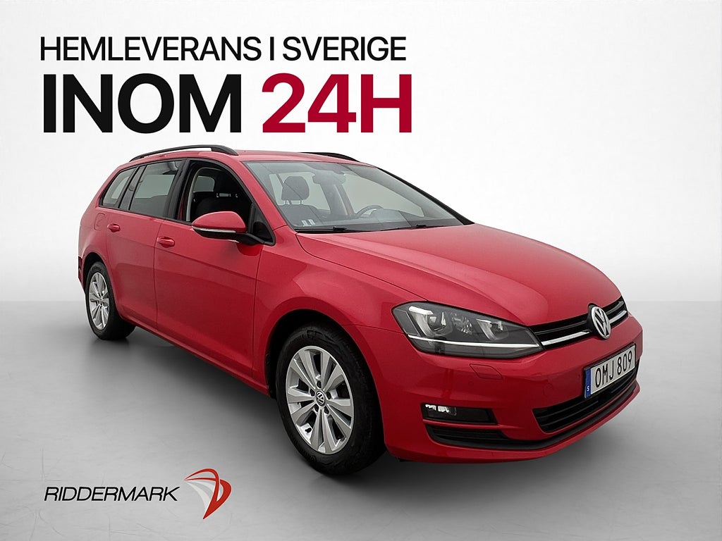 Volkswagen Golf 1.2 TSI 110hk Värmare Kamera CarPlay Drag