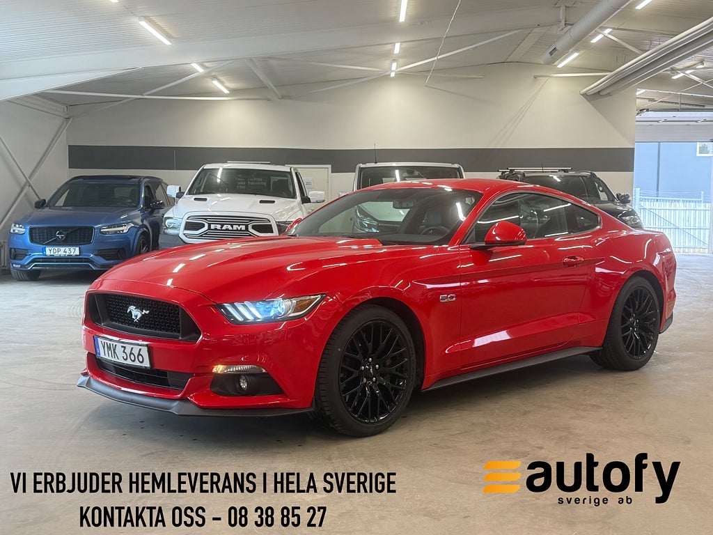 Ford Mustang GT MANUELL SHAKER BREMBO SV.SÅLD SE HISTORIK 421HK