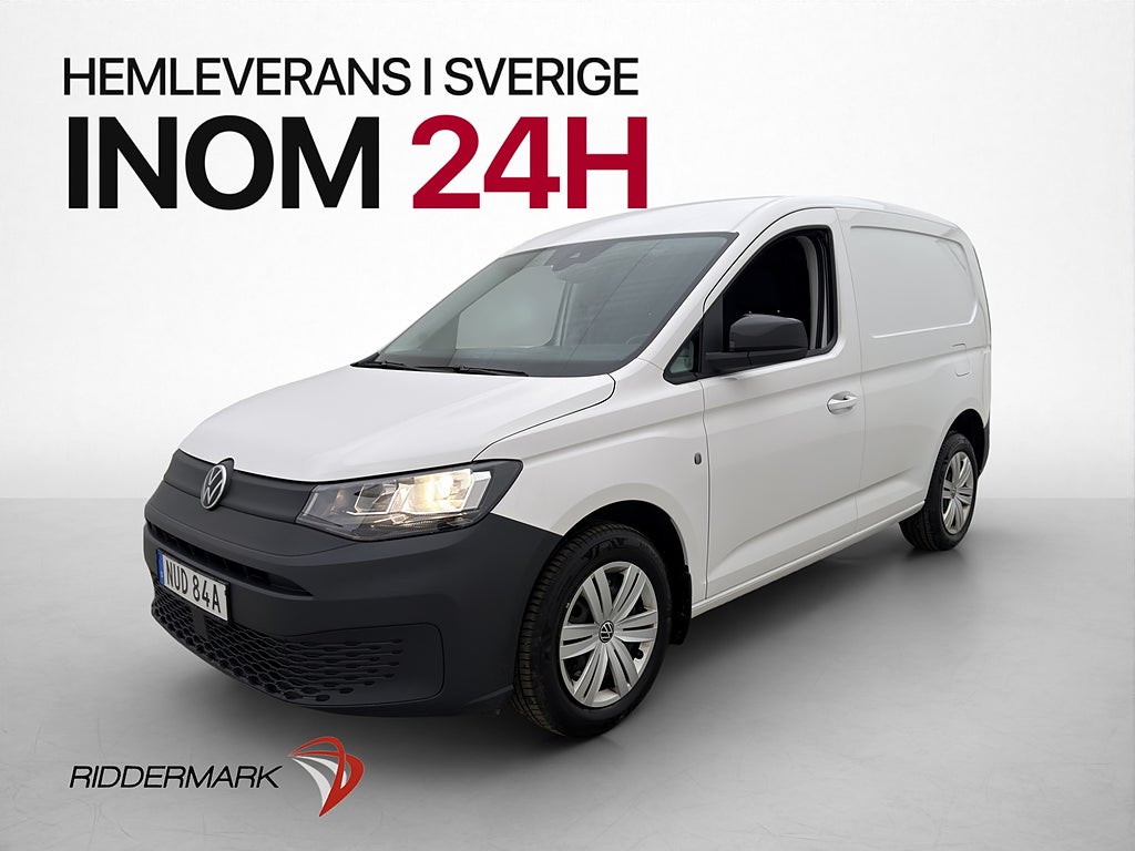 Volkswagen Caddy Cargo 2.0TDI Värm Drag Kamera CARPLAY Moms