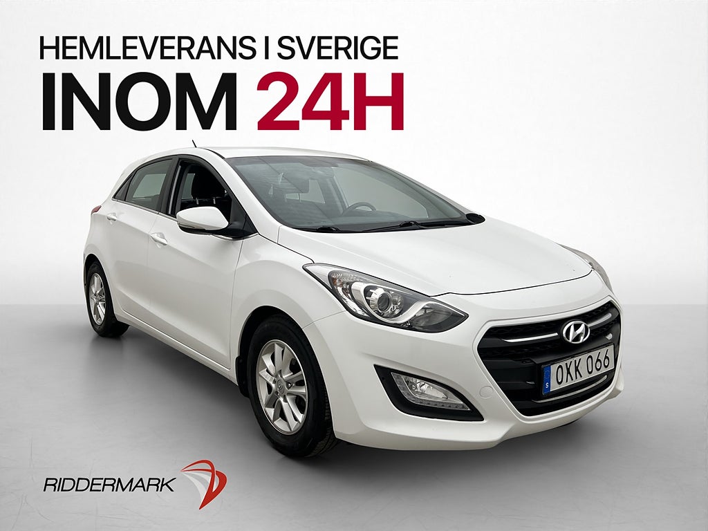 Hyundai i30 1.6 CRDI 110hk Comfort Eco Farthållare Bluetooth
