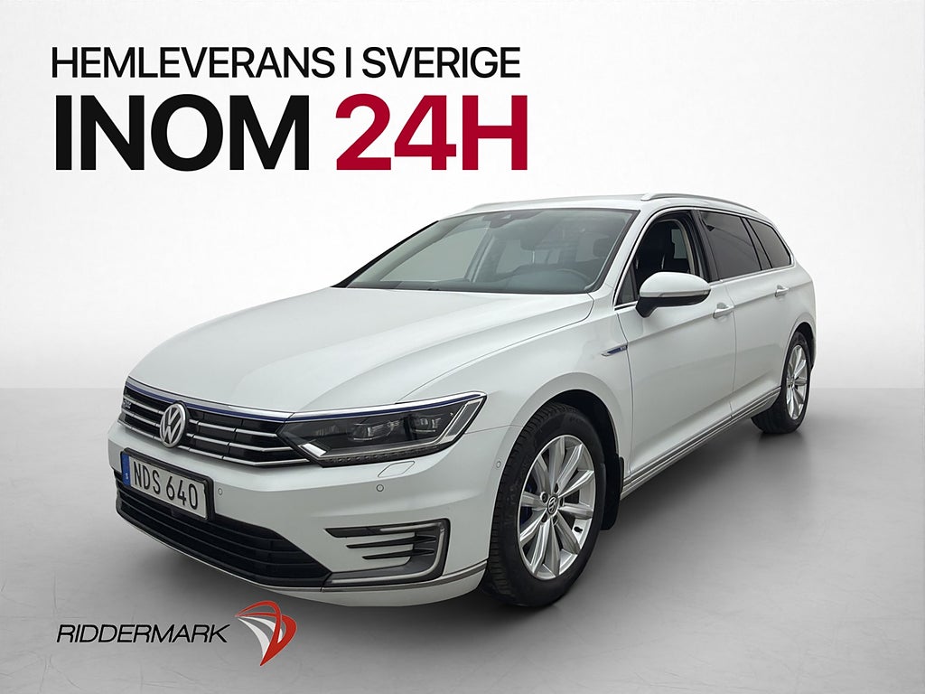 Volkswagen Passat GTE 1.4 TSI 218hk Värmare Kamera Dragkrok