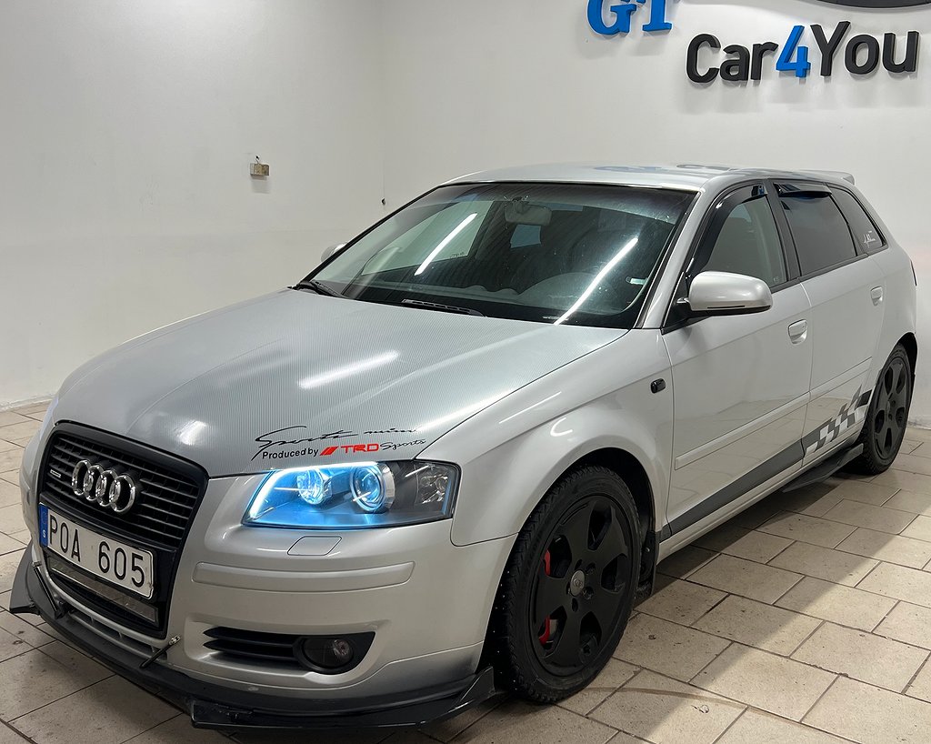 Audi A3 Sportback 3.2 VR6 quattro S NyBes/ Nyserv/ 270hk 